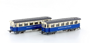 Hobbytrain H22071 - N - 2-tlg. Personenwagenset der Zugspitzbahn Ep. IV/V
